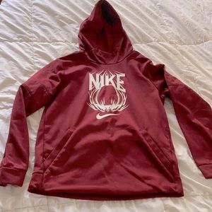 Youth Maroon Nike Hoodie